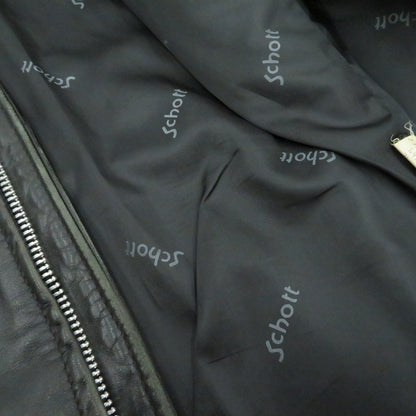 schott | ショット 641シングルライダース レザー 2324 ブラック サイズ：36【瀬戸大橋店】