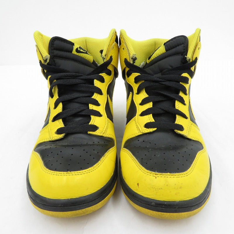 NIKE | ナイキ DUNK HIGH スニーカー 317982-043 ダンク イエロー 27.5cm【瀬戸大橋店】