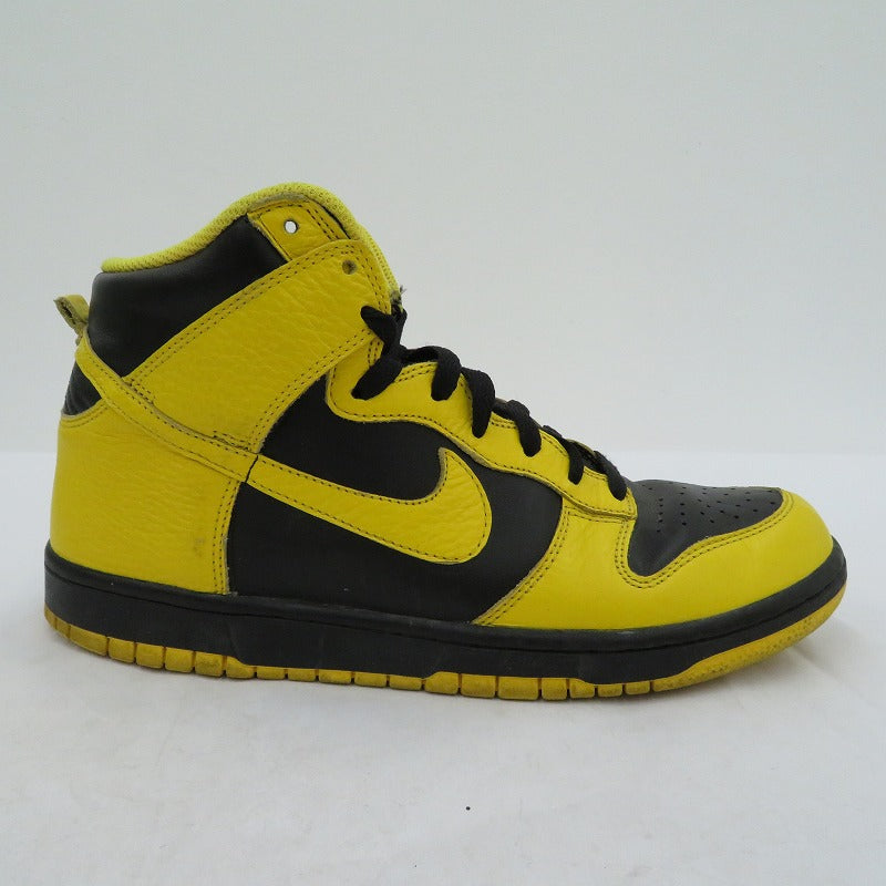 NIKE | ナイキ DUNK HIGH スニーカー 317982-043 ダンク イエロー 27.5cm【瀬戸大橋店】