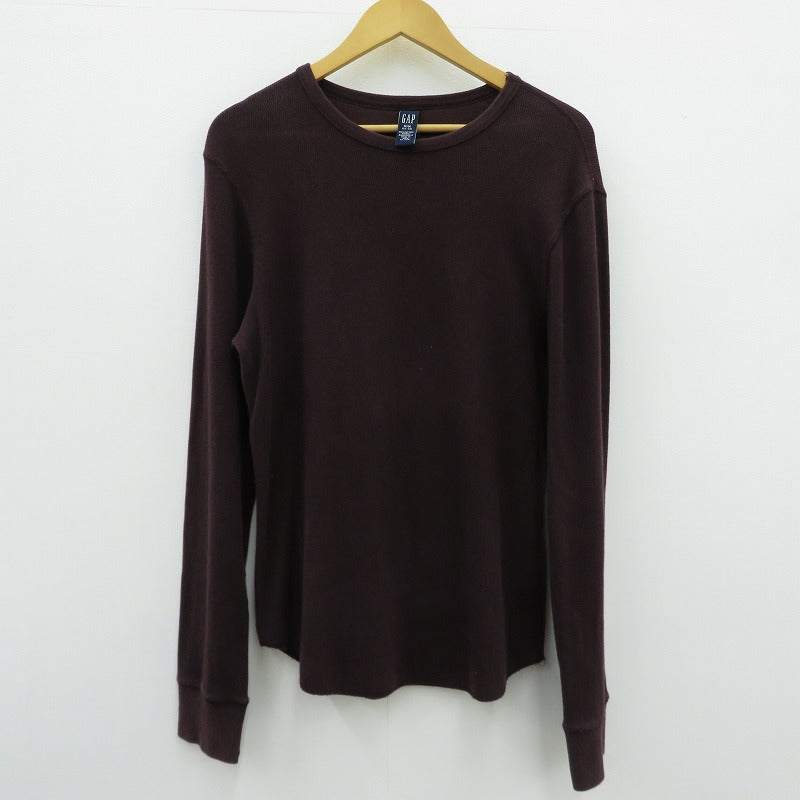 GAP | ギャップ 長袖Ｔシャツ ボルドー/バーガンディー サイズ：M【瀬戸大橋店】