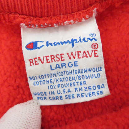 Champion | チャンピオン REVERSE WEAVE スウェット レッド サイズ：L【瀬戸大橋店】