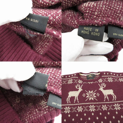 RRL(RALPH LAUREN) | ダブルアールエルラルフローレン ノルディックセーター セーター ボルドー/バーガンディー サイズ：L【瀬戸大橋店】