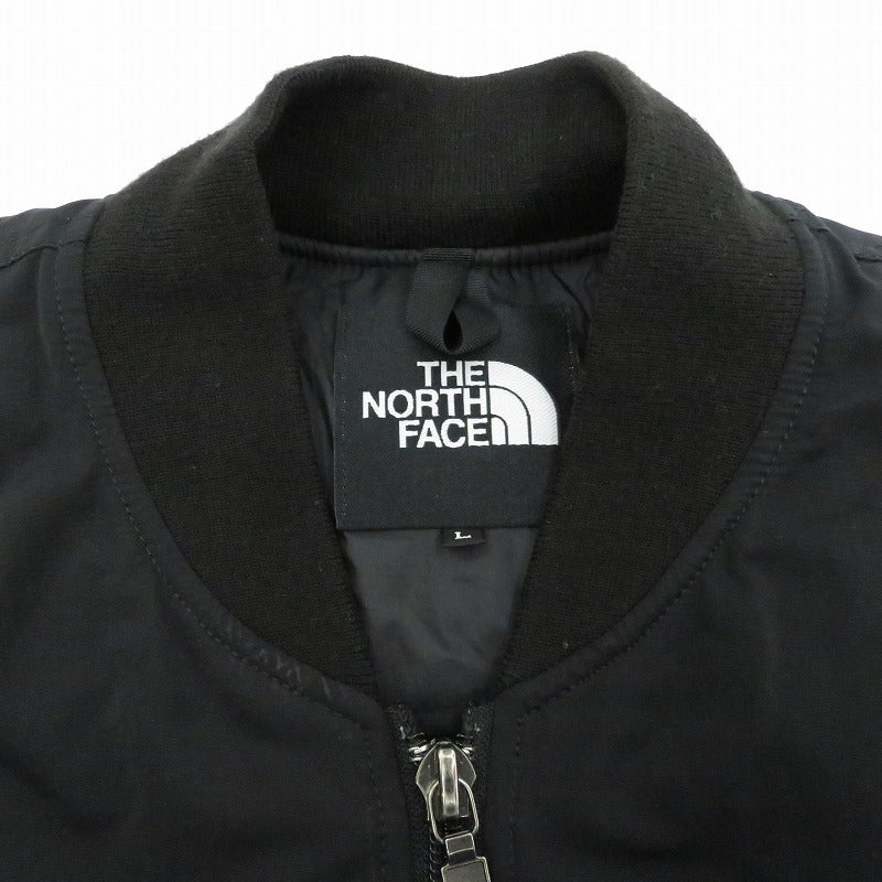 THE NORTH FACE | ザ・ノースフェイス Insulation Bomber Jacket ミリタリーコート NY82334 ボンバージャケット ブラック サイズ：L【瀬戸大橋店】