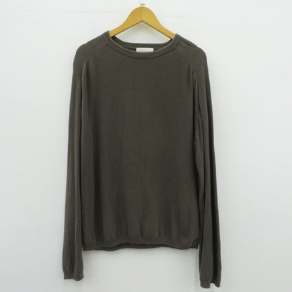 STILL BY HAND | スティルバイハンド 長袖Ｔシャツ KN02223 カーキ サイズ：46【瀬戸大橋店】
