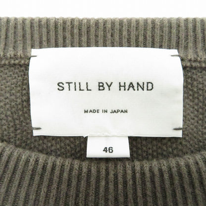 STILL BY HAND | スティルバイハンド 長袖Ｔシャツ KN02223 カーキ サイズ：46【瀬戸大橋店】