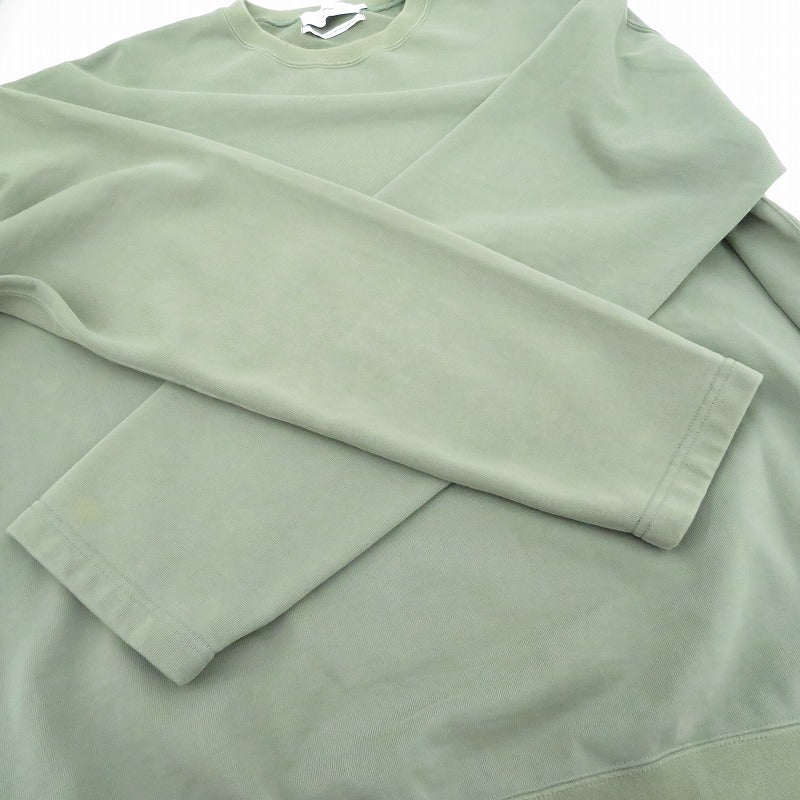 Graphpaper | グラフペーパー GU223-70105 長袖Ｔシャツ グリーン【瀬戸大橋店】