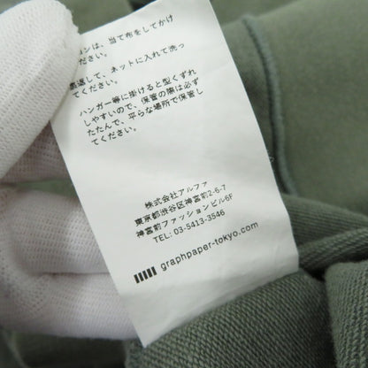 Graphpaper | グラフペーパー GU223-70105 長袖Ｔシャツ グリーン【瀬戸大橋店】
