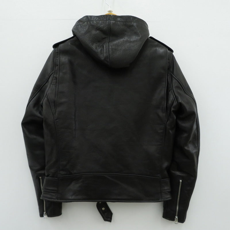 schott | ショット 503HDT HOODED ONESTAR レザー 7823950106 ブラック サイズ：40【瀬戸大橋店】