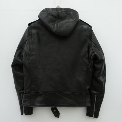 schott | ショット 503HDT HOODED ONESTAR レザー 7823950106 ブラック サイズ：40【瀬戸大橋店】