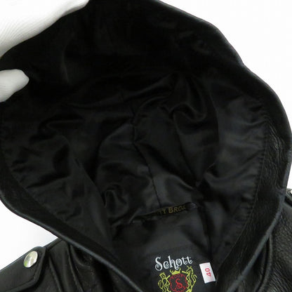 schott | ショット 503HDT HOODED ONESTAR レザー 7823950106 ブラック サイズ：40【瀬戸大橋店】