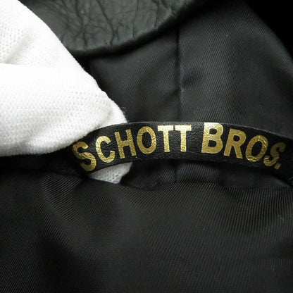 schott | ショット 503HDT HOODED ONESTAR レザー 7823950106 ブラック サイズ：40【瀬戸大橋店】