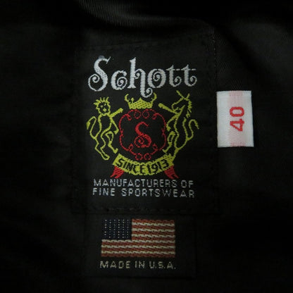 schott | ショット 503HDT HOODED ONESTAR レザー 7823950106 ブラック サイズ：40【瀬戸大橋店】
