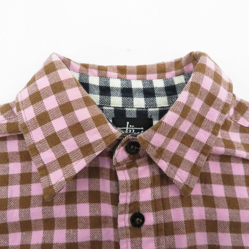 STUSSY | ステューシー 長袖シャツ ピンク サイズ：M【瀬戸大橋店】