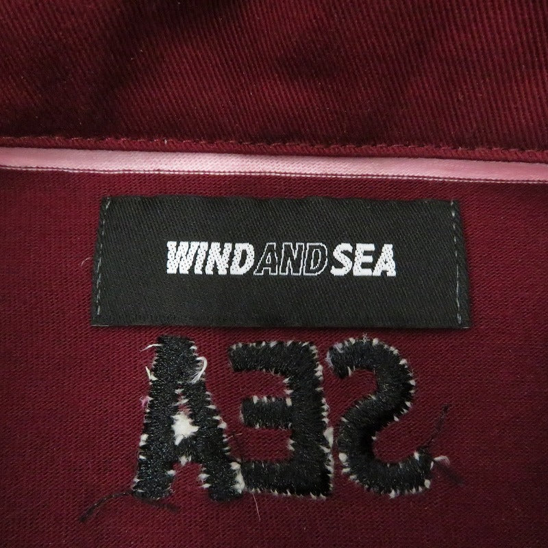 WIND AND SEA | ウィンダンシーウインダンシー Border Rugger Shirt ポロシャツ WDS-O-GRP-24-Q4-CS-04 ピンク サイズ：L【瀬戸大橋店】