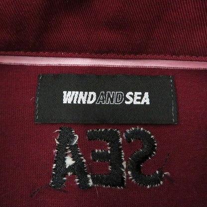 WIND AND SEA | ウィンダンシーウインダンシー Border Rugger Shirt ポロシャツ WDS-O-GRP-24-Q4-CS-04 ピンク サイズ：L【瀬戸大橋店】