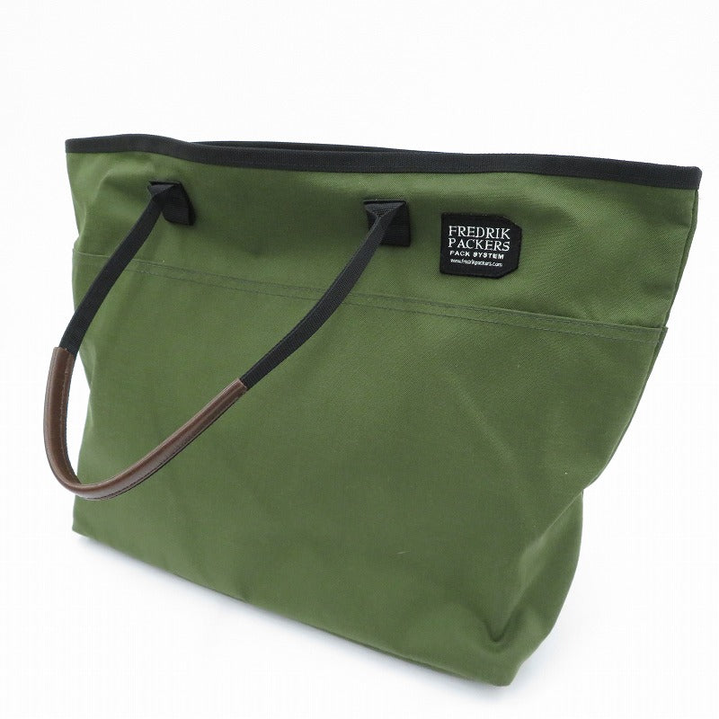FREDRIK PACKERS | フレドリックパッカーズ 500D/ESSENTIAL TOTE M トートバッグ カーキ【瀬戸大橋店】