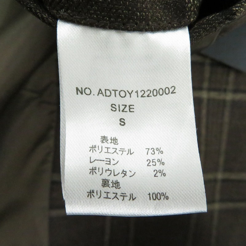テーラードジャケット ADTOY1220002 ブラウン サイズ：S【瀬戸大橋店】