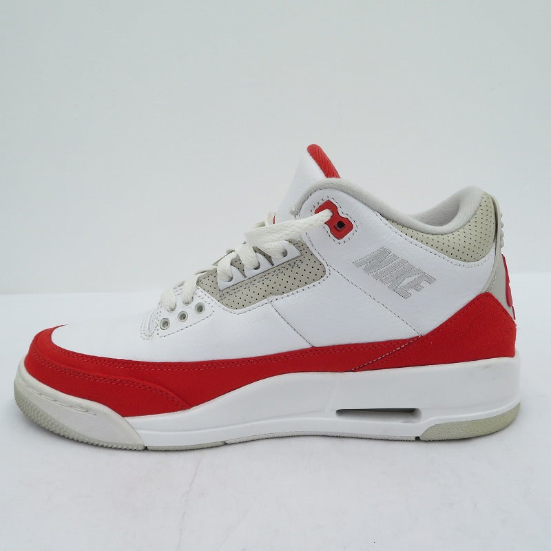 NIKE | ナイキ AJ3 Retro Tinker スニーカー CJ0939-100 エアジョーダン ホワイト 26.5cm【瀬戸大橋店】