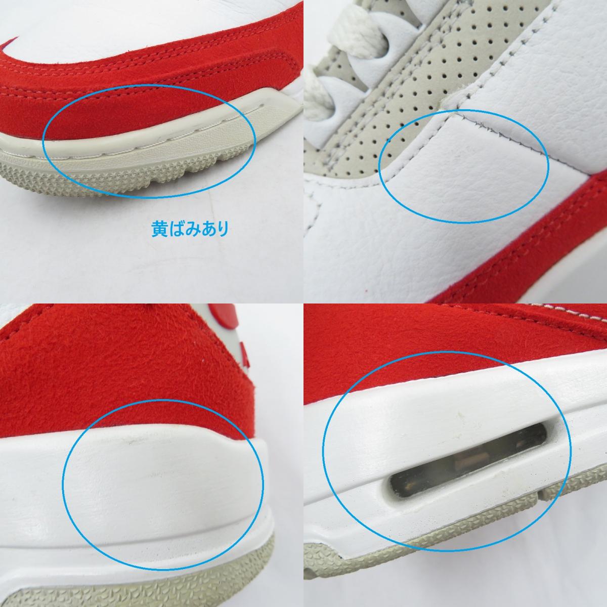NIKE | ナイキ AJ3 Retro Tinker スニーカー CJ0939-100 エアジョーダン ホワイト 26.5cm【瀬戸大橋店】