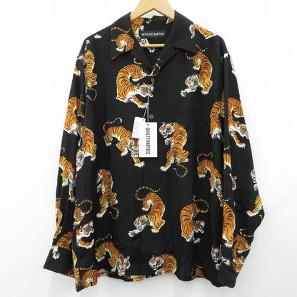 WACKOMARIA | ワコマリア TIM LEHI / HAWAIIAN SHIRT 長袖シャツ 26SSE-WMS-HI05 ブラック サイズ：L【瀬戸大橋店】