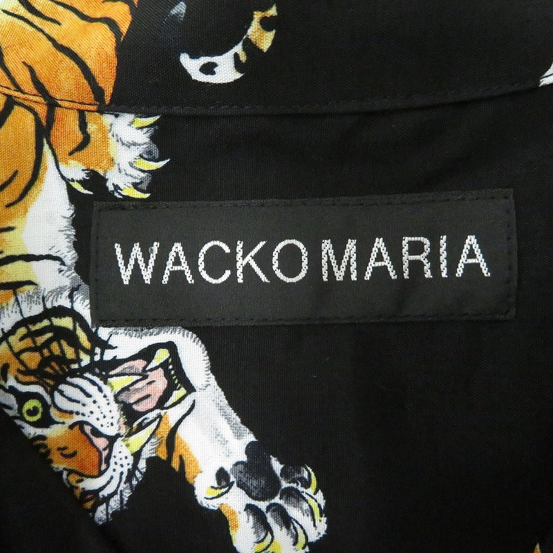 WACKOMARIA | ワコマリア TIM LEHI / HAWAIIAN SHIRT 長袖シャツ 26SSE-WMS-HI05 ブラック サイズ：L【瀬戸大橋店】