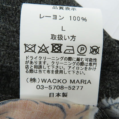 WACKOMARIA | ワコマリア TIM LEHI / HAWAIIAN SHIRT 長袖シャツ 26SSE-WMS-HI05 ブラック サイズ：L【瀬戸大橋店】