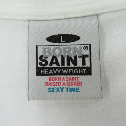 SAINT MICHAEL | セントマイケルセイントマイケル BR SS TEE 半袖Ｔシャツ SM-YS8-0000-C07 ホワイト サイズ：L【瀬戸大橋店】