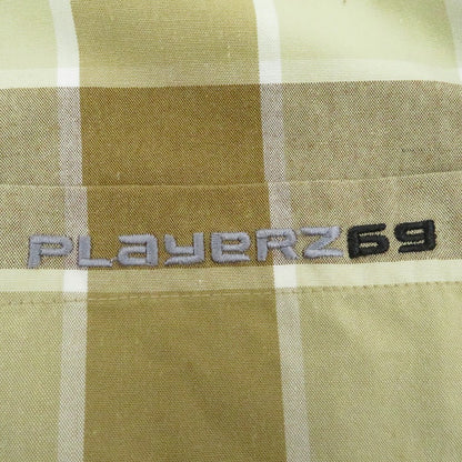 VINTAGE衣料 | ヴィンテージイリョウ 長袖シャツ PLAYERZ69 ブラウン サイズ：XL【瀬戸大橋店】