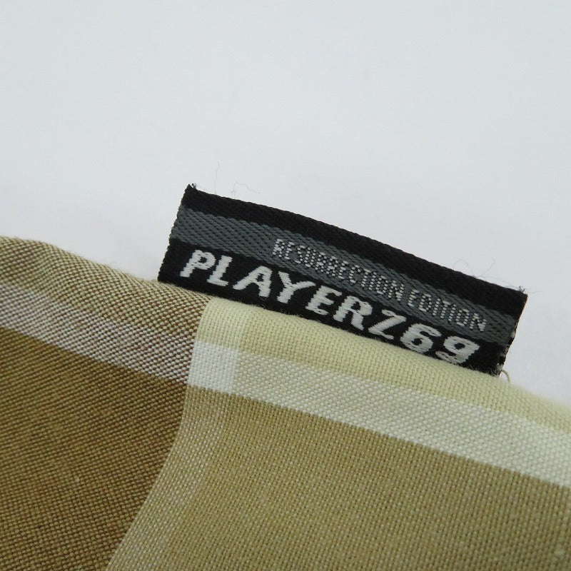 VINTAGE衣料 | ヴィンテージイリョウ 長袖シャツ PLAYERZ69 ブラウン サイズ：XL【瀬戸大橋店】
