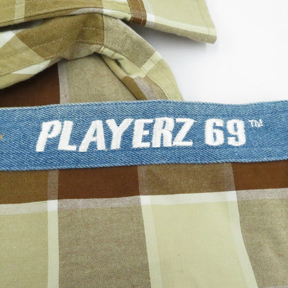 VINTAGE衣料 | ヴィンテージイリョウ 長袖シャツ PLAYERZ69 ブラウン サイズ：XL【瀬戸大橋店】