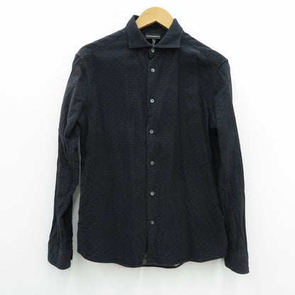 Emporio Armani | エンポリオ・アルマーニ 長袖シャツ 6K1CD4 1NZXZ ブラック サイズ：M【瀬戸大橋店】