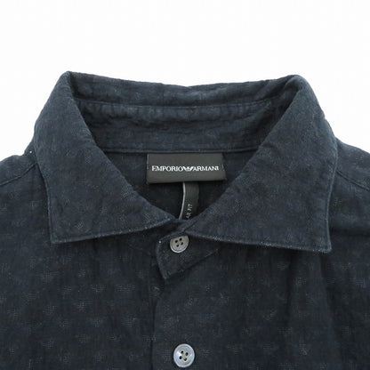 Emporio Armani | エンポリオ・アルマーニ 長袖シャツ 6K1CD4 1NZXZ ブラック サイズ：M【瀬戸大橋店】