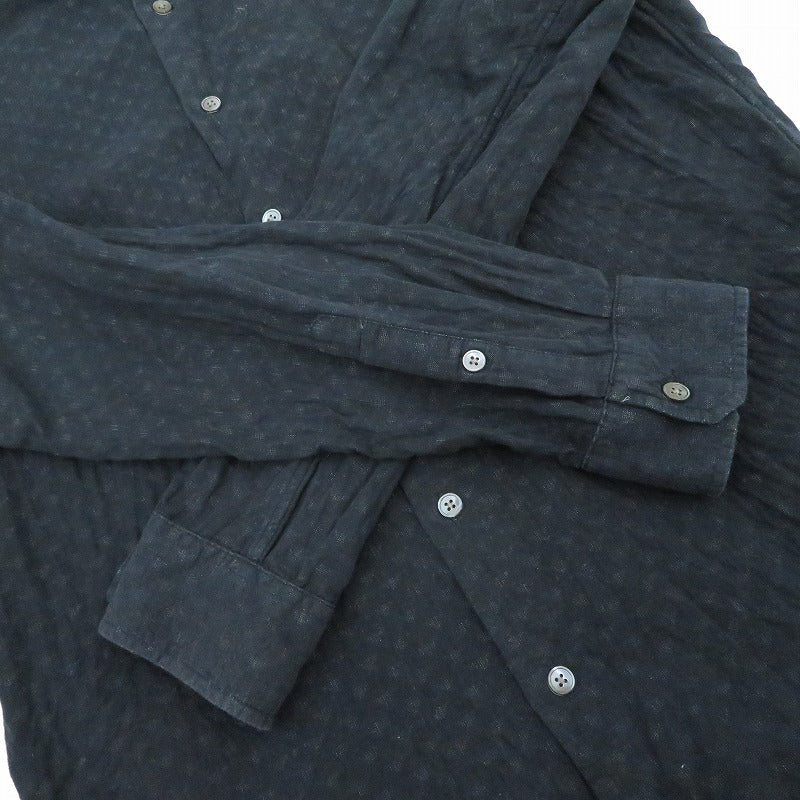 Emporio Armani | エンポリオ・アルマーニ 長袖シャツ 6K1CD4 1NZXZ ブラック サイズ：M【瀬戸大橋店】