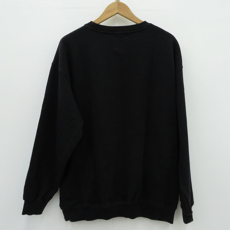 X-LARGE | エクストララージ スタンダードロゴクルーネックスウェット スウェット 101224012011 ブラック サイズ：XL【瀬戸大橋店】