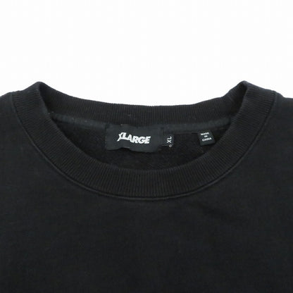 X-LARGE | エクストララージ スタンダードロゴクルーネックスウェット スウェット 101224012011 ブラック サイズ：XL【瀬戸大橋店】