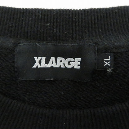 X-LARGE | エクストララージ スタンダードロゴクルーネックスウェット スウェット 101224012011 ブラック サイズ：XL【瀬戸大橋店】