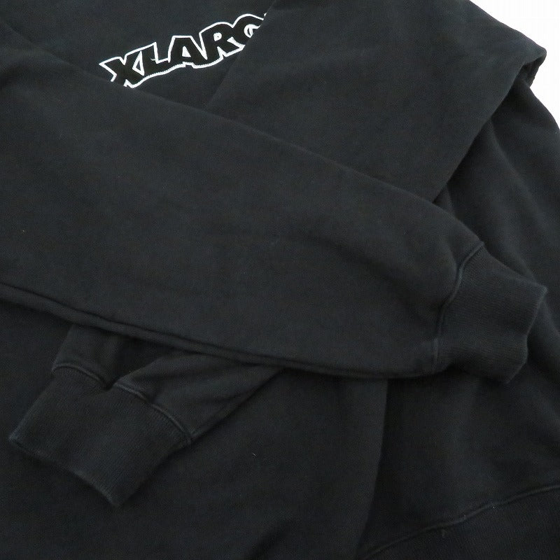 X-LARGE | エクストララージ スタンダードロゴクルーネックスウェット スウェット 101224012011 ブラック サイズ：XL【瀬戸大橋店】