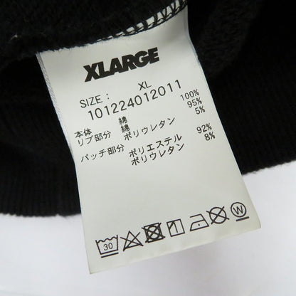 X-LARGE | エクストララージ スタンダードロゴクルーネックスウェット スウェット 101224012011 ブラック サイズ：XL【瀬戸大橋店】