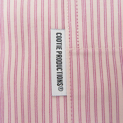 COOTIE | クーティー Stripe Broad L/S Shirt 長袖シャツ CTE-26S405 ピンク サイズ：XL【瀬戸大橋店】