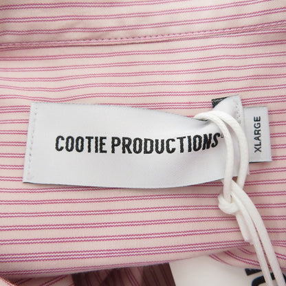 COOTIE | クーティー Stripe Broad L/S Shirt 長袖シャツ CTE-26S405 ピンク サイズ：XL【瀬戸大橋店】