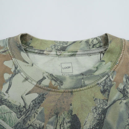 LQQK STUDIO | ルックスタジオ Dsmg Box Logo Camo S/S Tee 半袖Ｔシャツ LQS26DSMG グリーン サイズ：L【瀬戸大橋店】