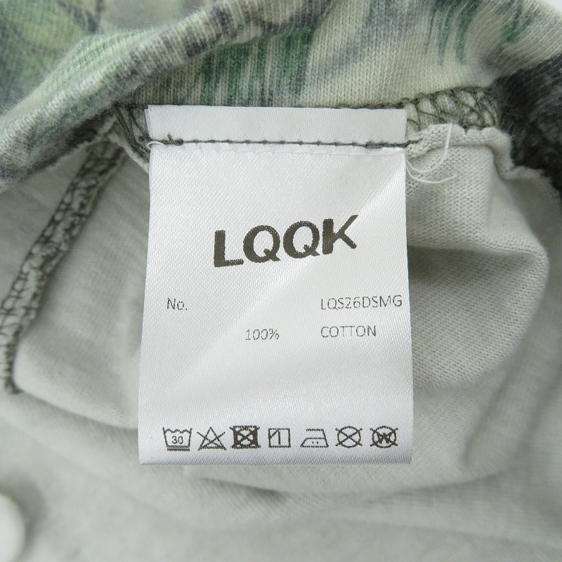 LQQK STUDIO | ルックスタジオ Dsmg Box Logo Camo S/S Tee 半袖Ｔシャツ LQS26DSMG グリーン サイズ：L【瀬戸大橋店】