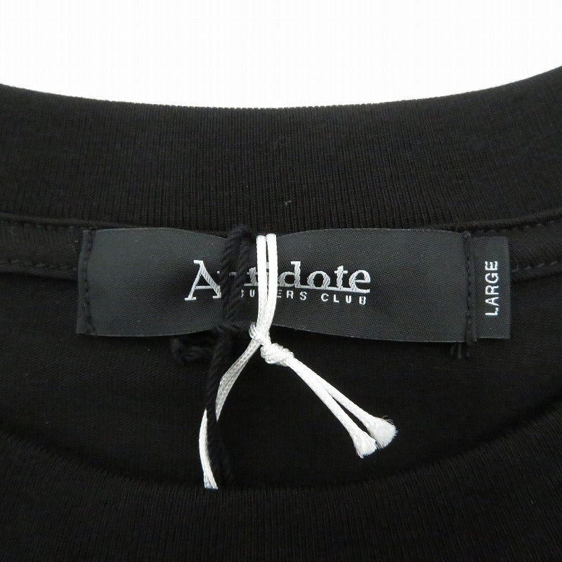 ANTIDOTE BUYERS CLUB | アンチドートバイヤーズクラブ ASIC Oversized L/S/Skull N Snake 半袖Ｔシャツ ABCSS26CT06 ブラック サイズ：L【瀬戸大橋店】