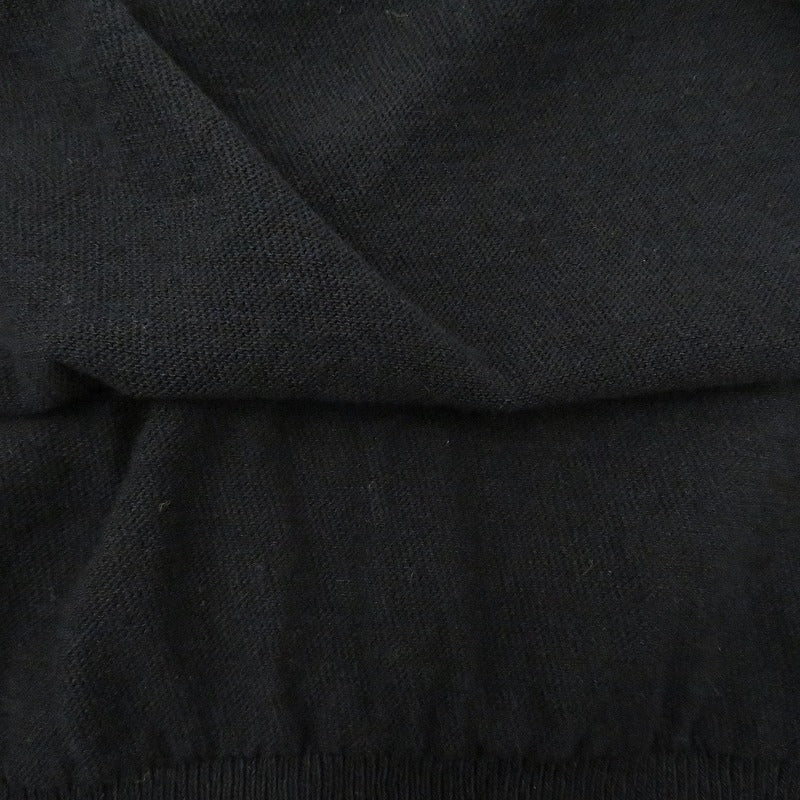 COMOLI | コモリ コットン ニットポロ ポロシャツ D01-06013 ブラック サイズ：1【瀬戸大橋店】