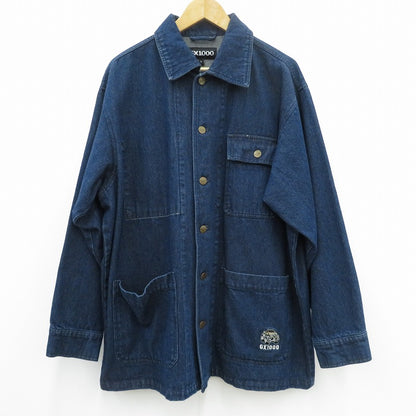 CHORE COAT JACKET デニム GX1000 ブルー サイズ：L【瀬戸大橋店】