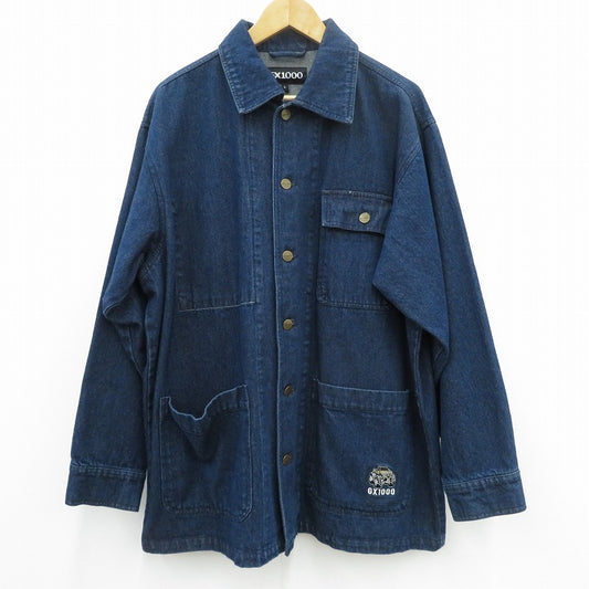 CHORE COAT JACKET デニム GX1000 ブルー サイズ：L【瀬戸大橋店】