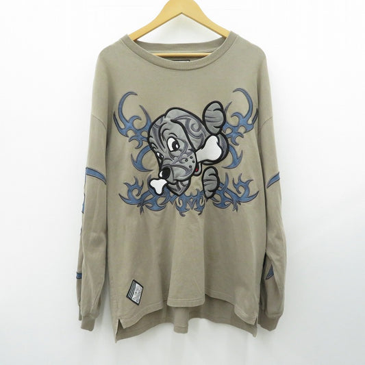 GALFY | ガルフィー 部族ロンTee 長袖Ｔシャツ 144024 ベージュ サイズ：XL【瀬戸大橋店】