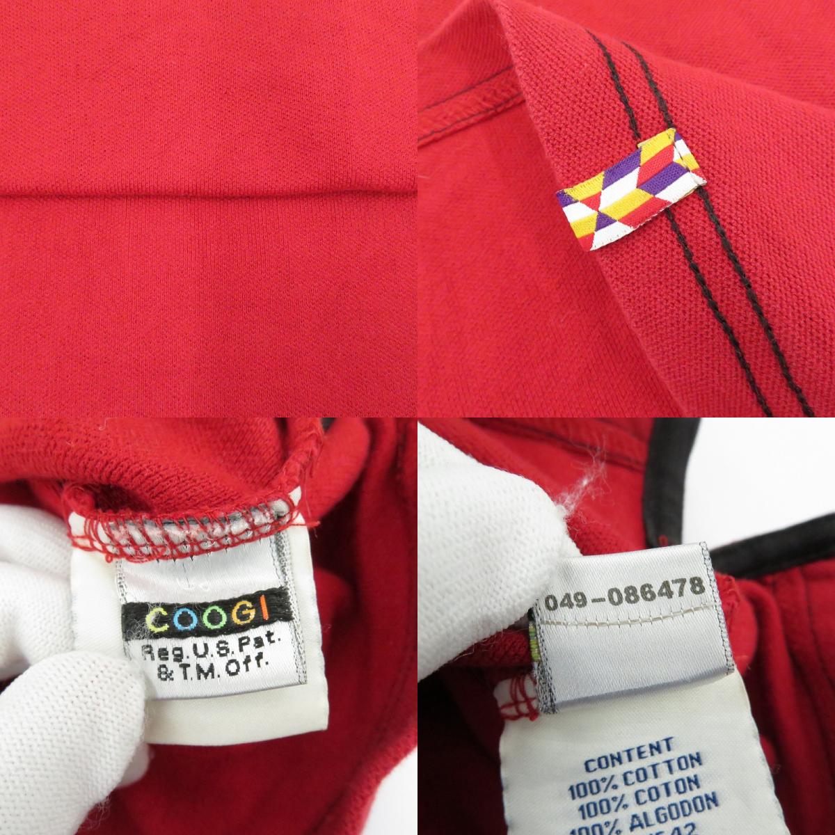 COOGI | クージー Vintage/ポロシャツ ポロシャツ レッド サイズ：XL【瀬戸大橋店】
