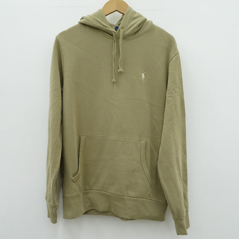 POLO RALPH LAUREN | ポロ・ラルフローレン ﾙｰﾌﾟﾊﾞｯｸﾌﾘｰｽﾌｰﾃﾞｨ パーカー ベージュ サイズ：M【瀬戸大橋店】