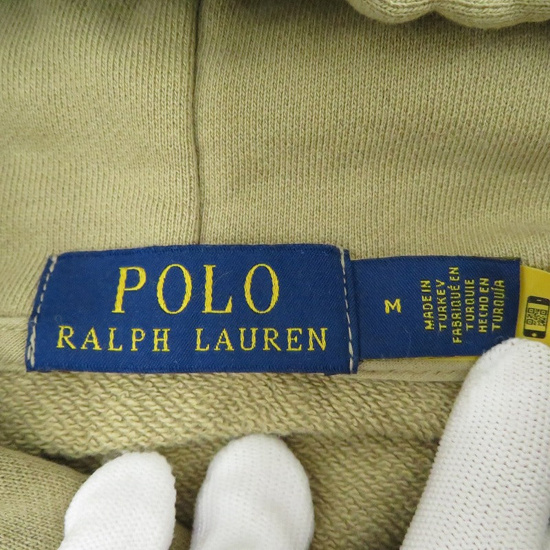 POLO RALPH LAUREN | ポロ・ラルフローレン ﾙｰﾌﾟﾊﾞｯｸﾌﾘｰｽﾌｰﾃﾞｨ パーカー ベージュ サイズ：M【瀬戸大橋店】